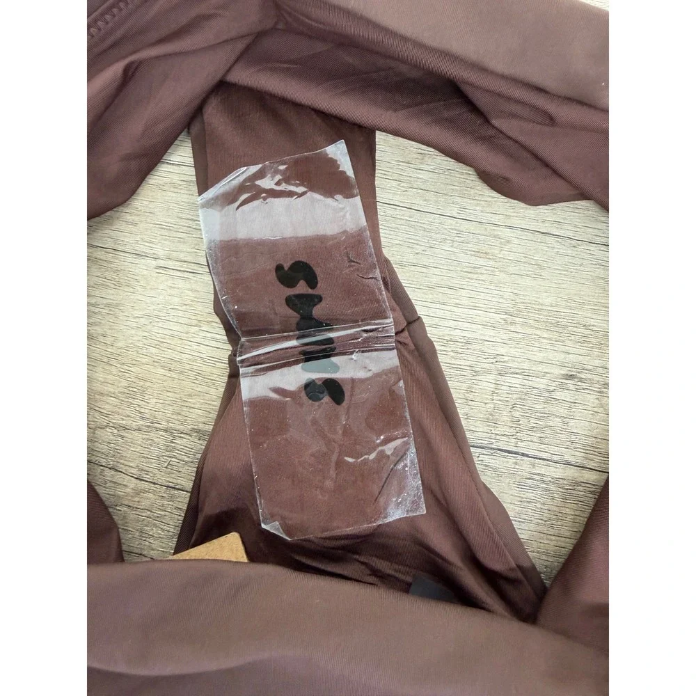 SKIMS Recycled Swim Mid Waist Bottom Cocoa Brown SW-MWB-0745 Medium NWT